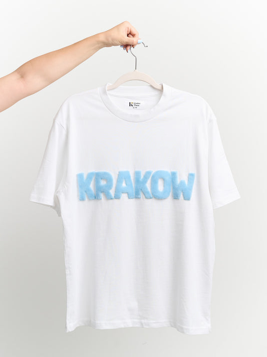 T-Shirt KRAKOW with Handcrafted Fur Lettering