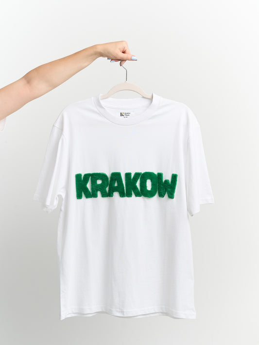 T-Shirt KRAKOW with Handcrafted Fur Lettering