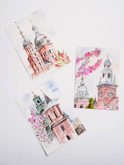Watercolor Postcards | Set of 3
